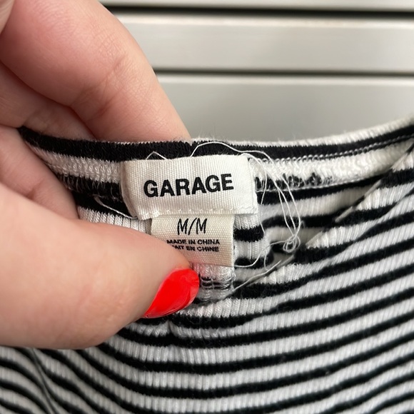 Garage striped mini dress - Picture 2 of 4